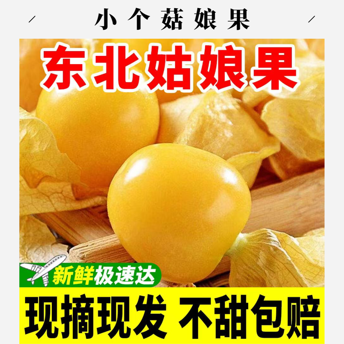 小菇娘果】黑龙江新鲜菇娘果东北香甜小果灯笼果应季水果产地发货