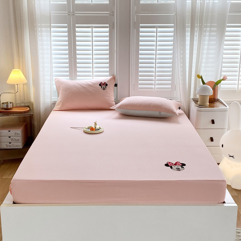 纯棉 100%全棉薄款1.8刺绣床笠超柔软可爱