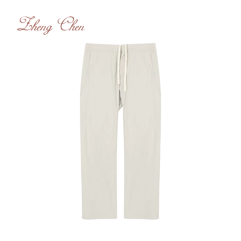 进口同源面料防水微皱棉感休闲裤P-P95877