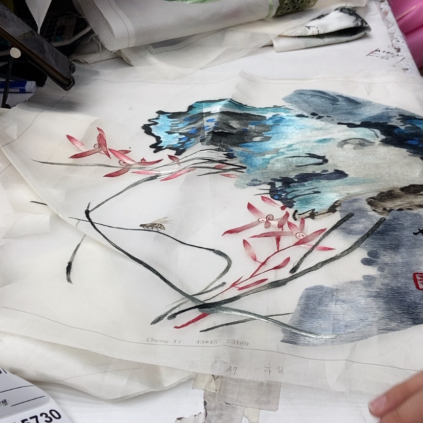 【闪购商品】真丝织绣林****6