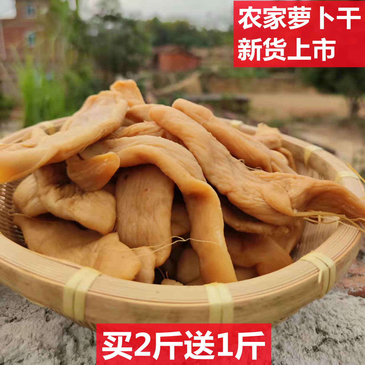 小扬哥甄选}广东茂名特产农家咸萝卜干菜脯脆爽口手工腌制咸卜条
