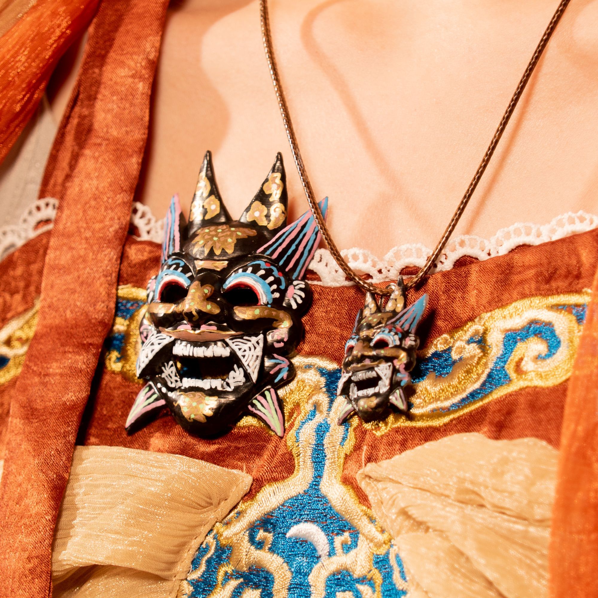 精致手绘小面具2CM版本【随机】03