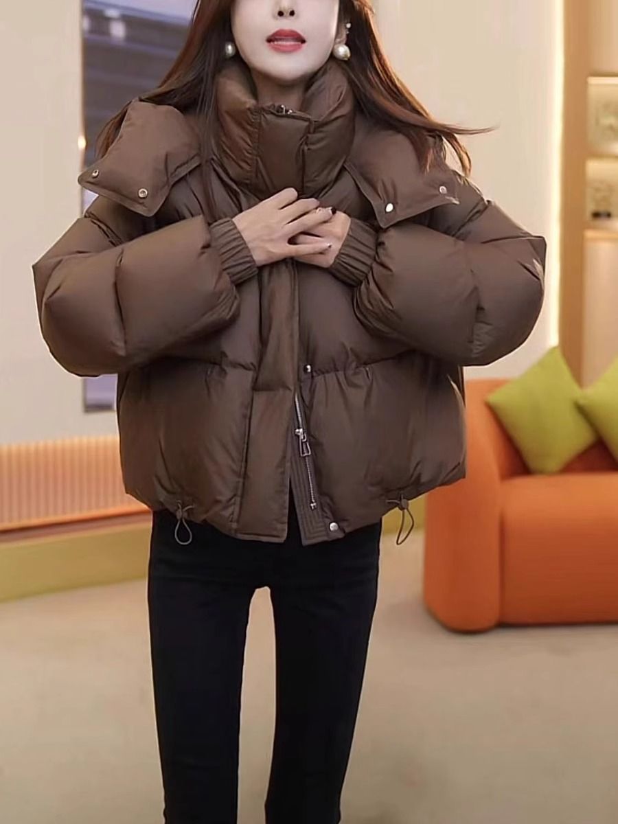 波司澄羽绒服大码女装美拉德服冬季新款胖mm时尚面包服百搭洋气棉