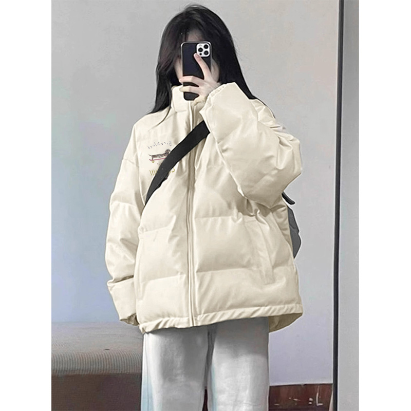 立领棉服女冬季加厚保暖棉衣外套韩版潮流宽松ins潮牌面包服情侣