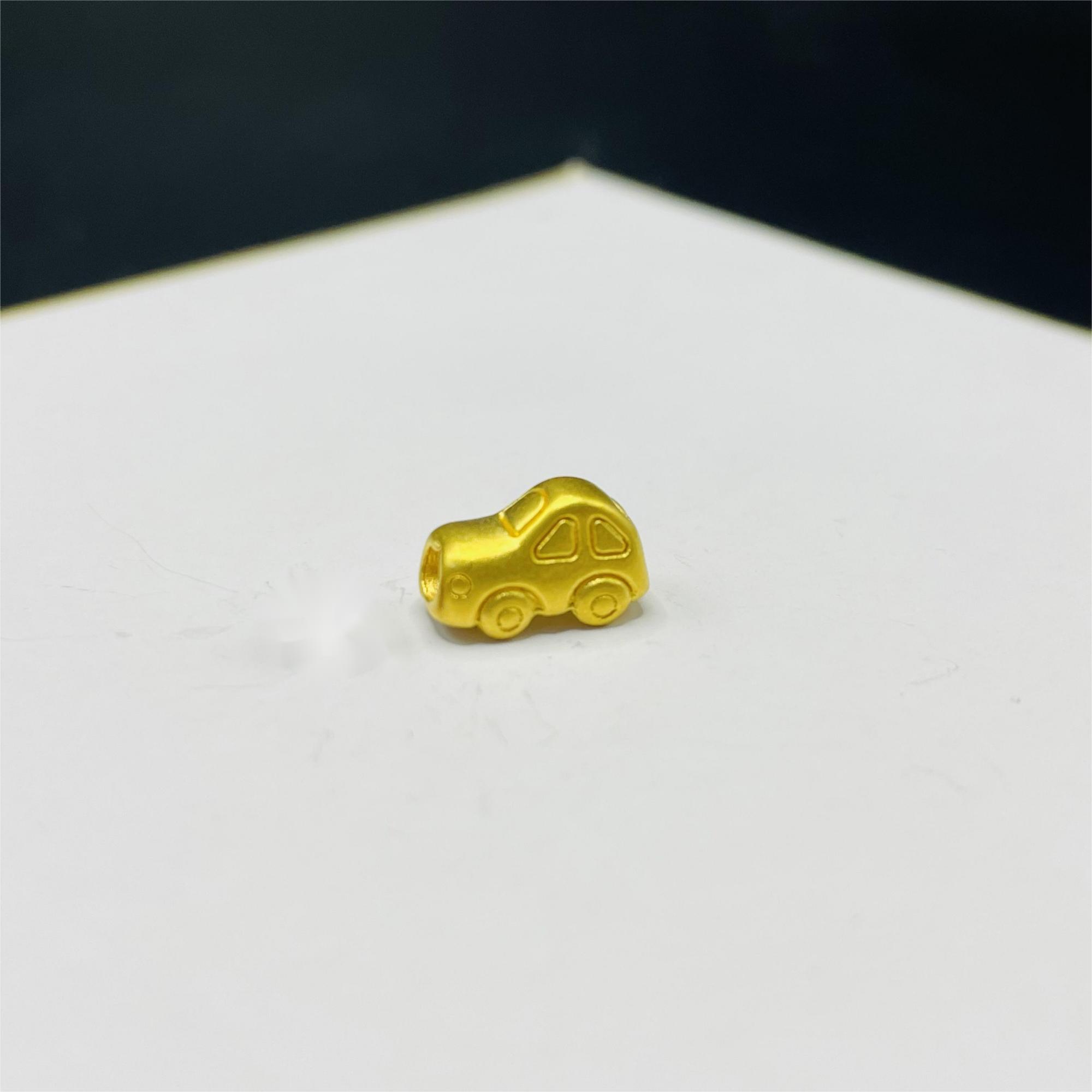 足金999 小汽车转运珠可自由DIY