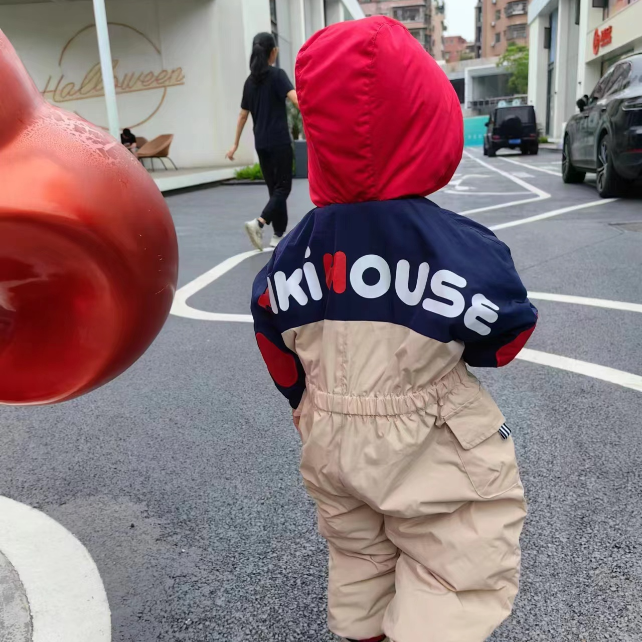 MK宝宝冬款连体滑雪服