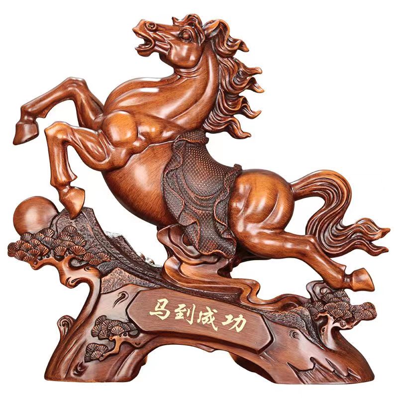 马到成功摆件招财马客厅玄关柜酒柜办公室书房装饰品乔迁开业礼品