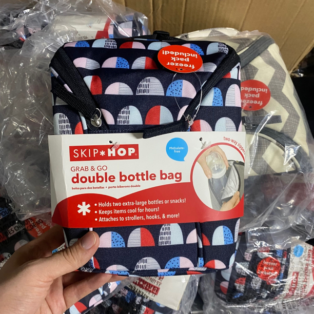 原单！牛津布双拉链 内带冰袋可重复利用 保冷冰包 不挑色