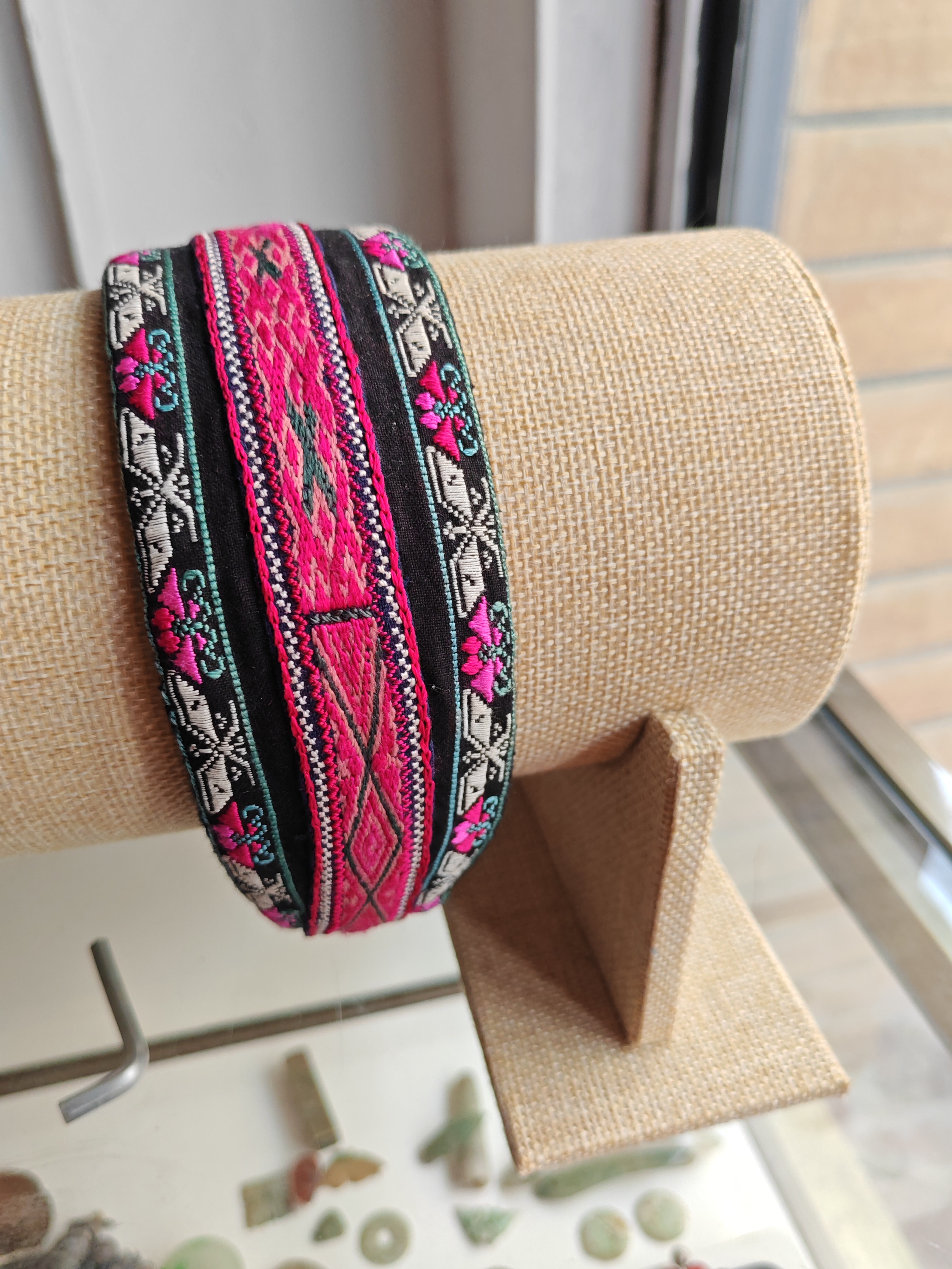 民族纯手工织锦发箍