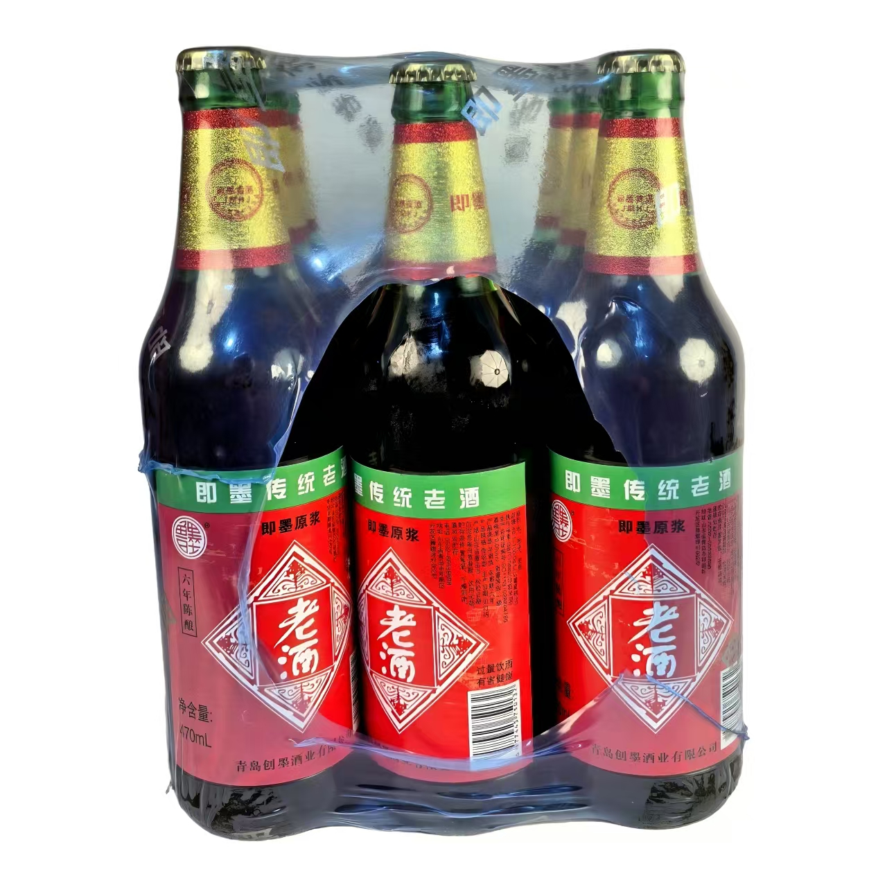 即墨传统老酒470毫升9瓶