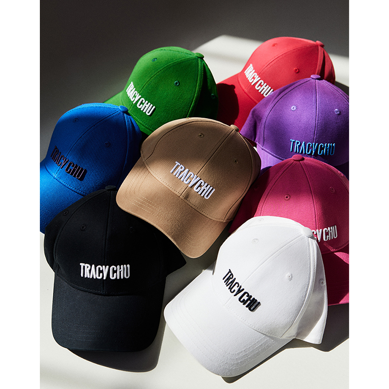 TRACY CHU穿搭必备时尚休闲户外逛街运动ins风字母刺绣多色棒球帽