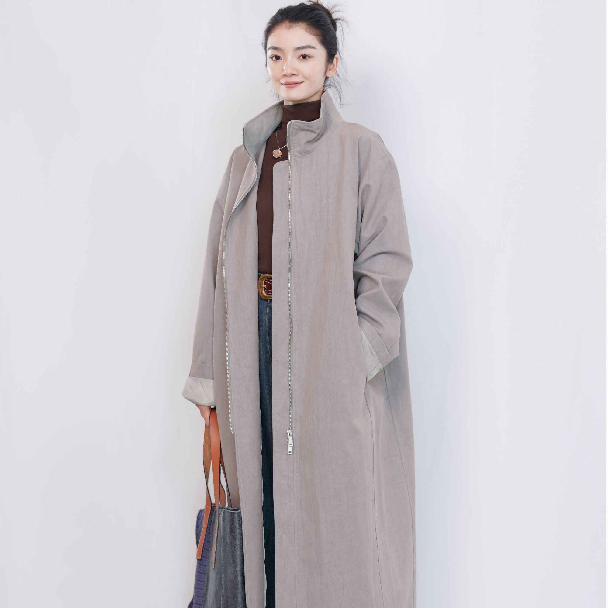  CHUN·「维尔堡长风衣」时尚休闲复古宽松设计师百搭简约文艺减龄