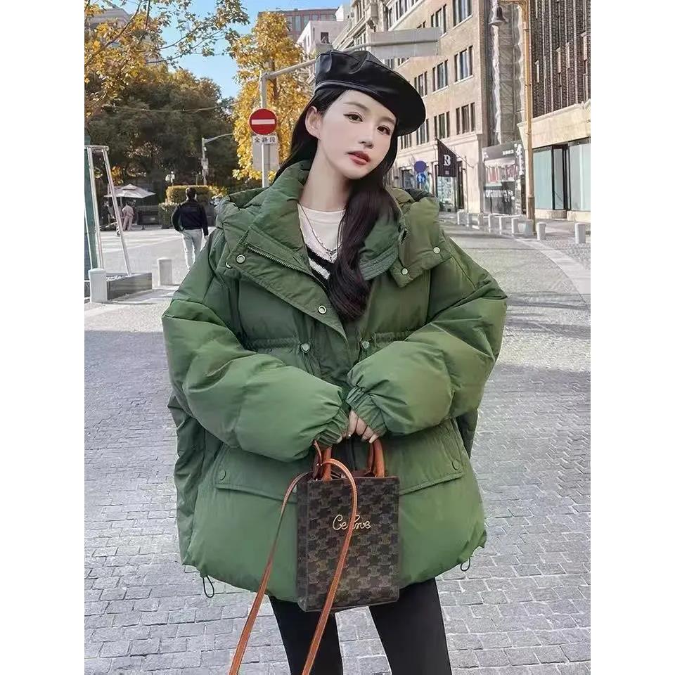 波司澄爆款羽绒羽绒服女短款2023冬季新款韩版宽松加厚面包服小个