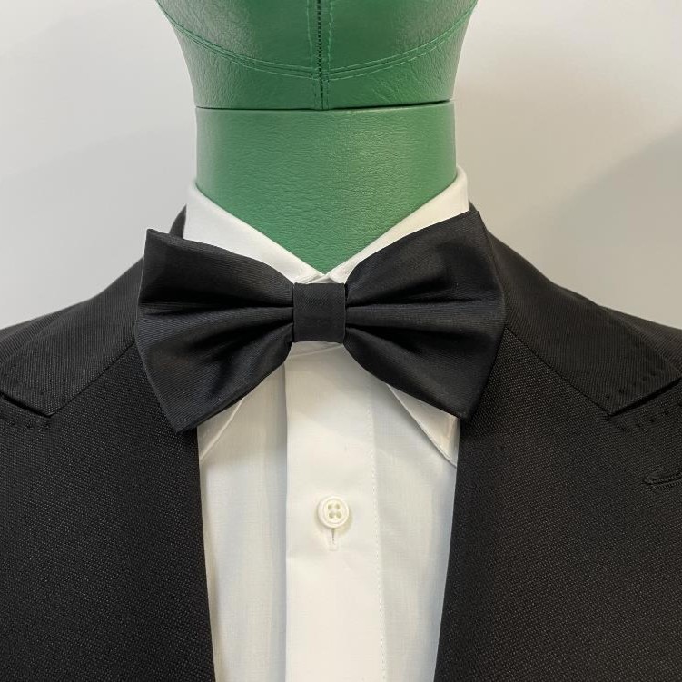 西蒙曹-绅士纯色男士结婚新郎伴郎时尚宴会配饰领结
