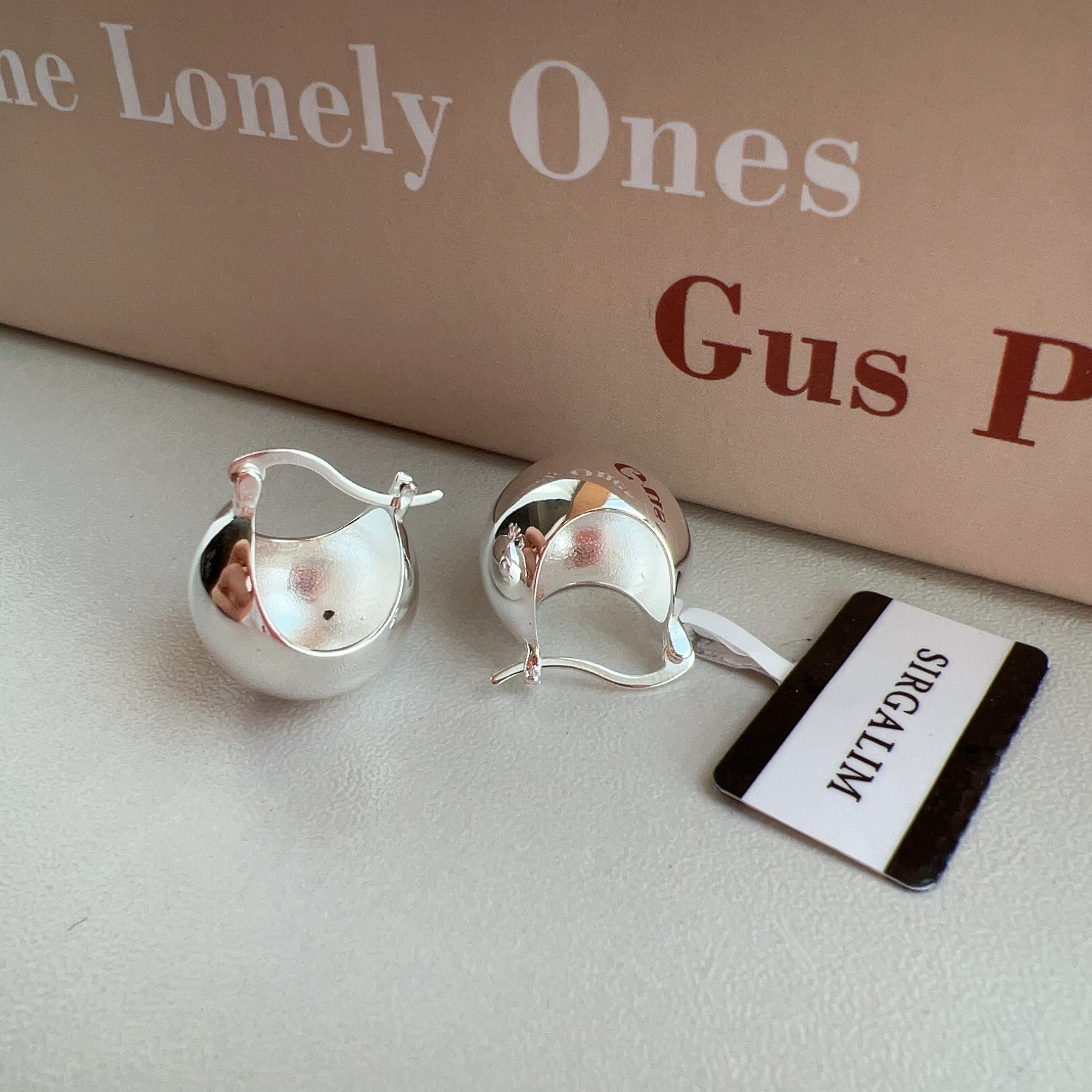 925银耳饰 SIRGALIM银饰 经典光面百搭耳环