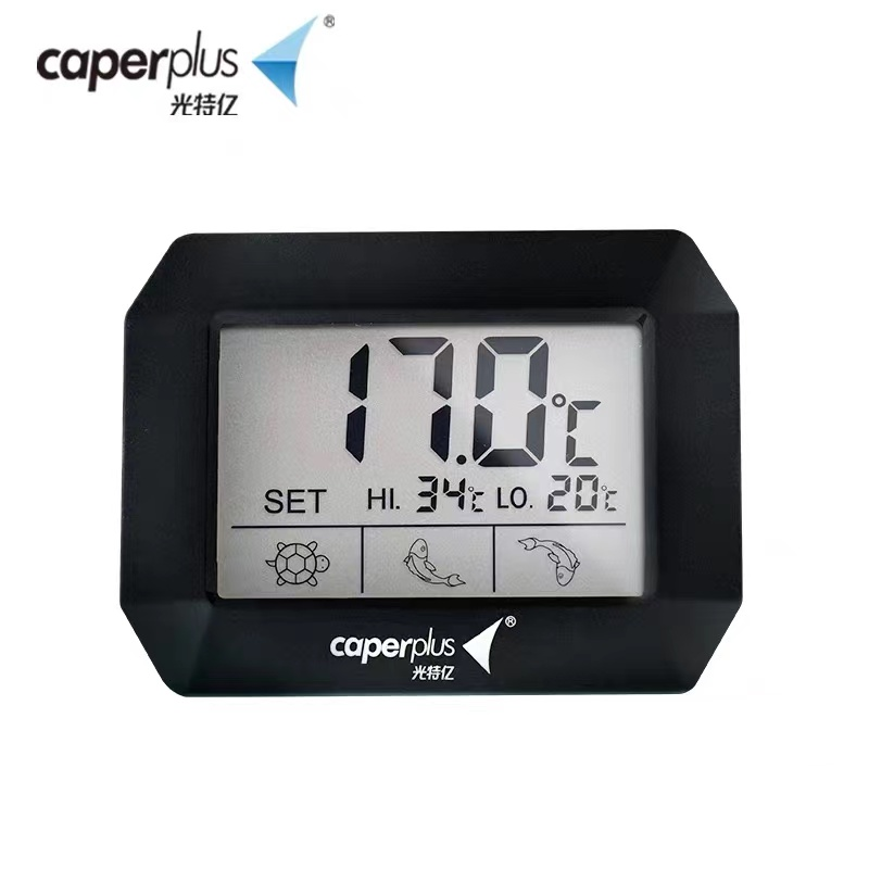 caperplus/光特亿鱼缸温度计高精度电子测温度显示屏水温度计液晶