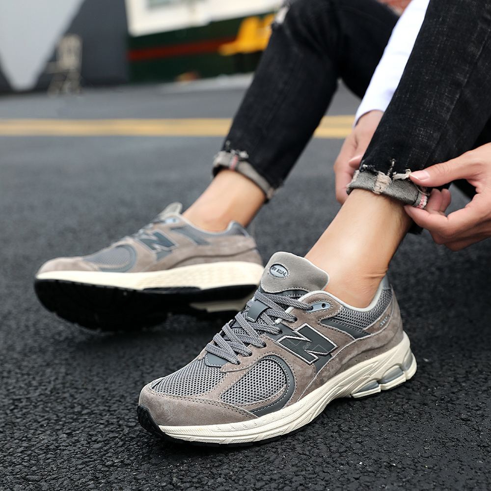 新百伦男鞋2025春季新款透气网面运动鞋女休闲跑步鞋子2002ra正品