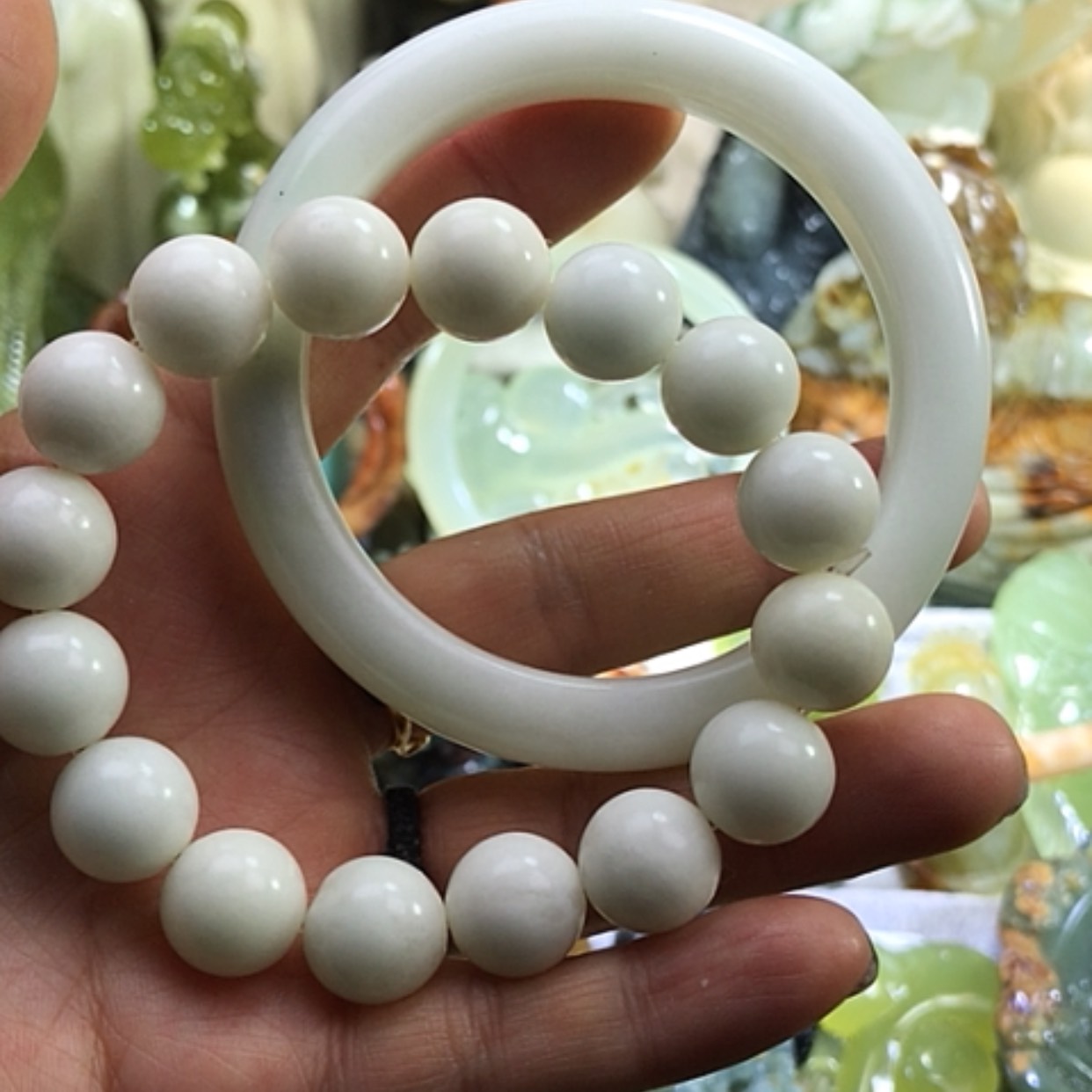 【闪购商品】岫玉手镯未镶嵌