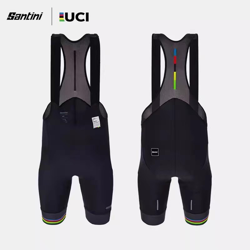 Santini UCI 彩虹背带裤 现货尺码齐全，数量不多，
