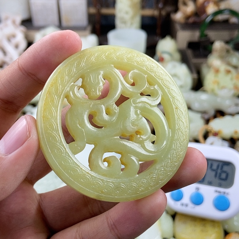 【闪购商品】和田玉挂件未镶嵌远****6