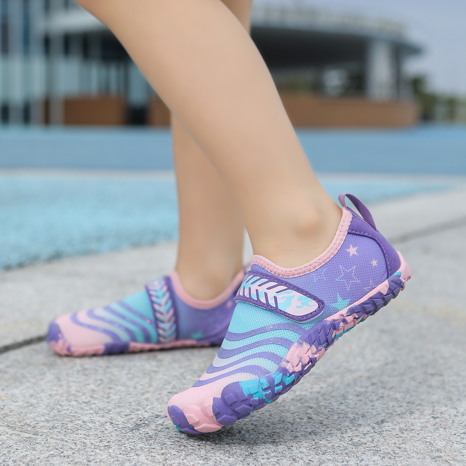 儿童综合室内运动鞋男女训练鞋减震静音跳绳鞋女童防滑软底跑步鞋