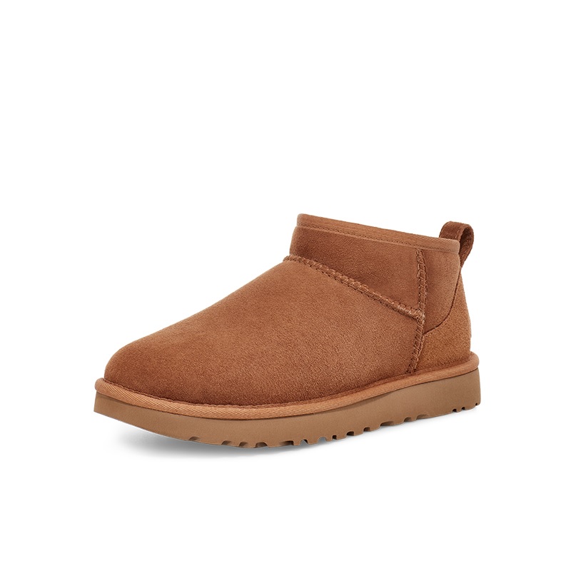 UGG CLASSIC MINI冬季女士经典休闲舒适平底纯色圆头短筒靴雪地靴