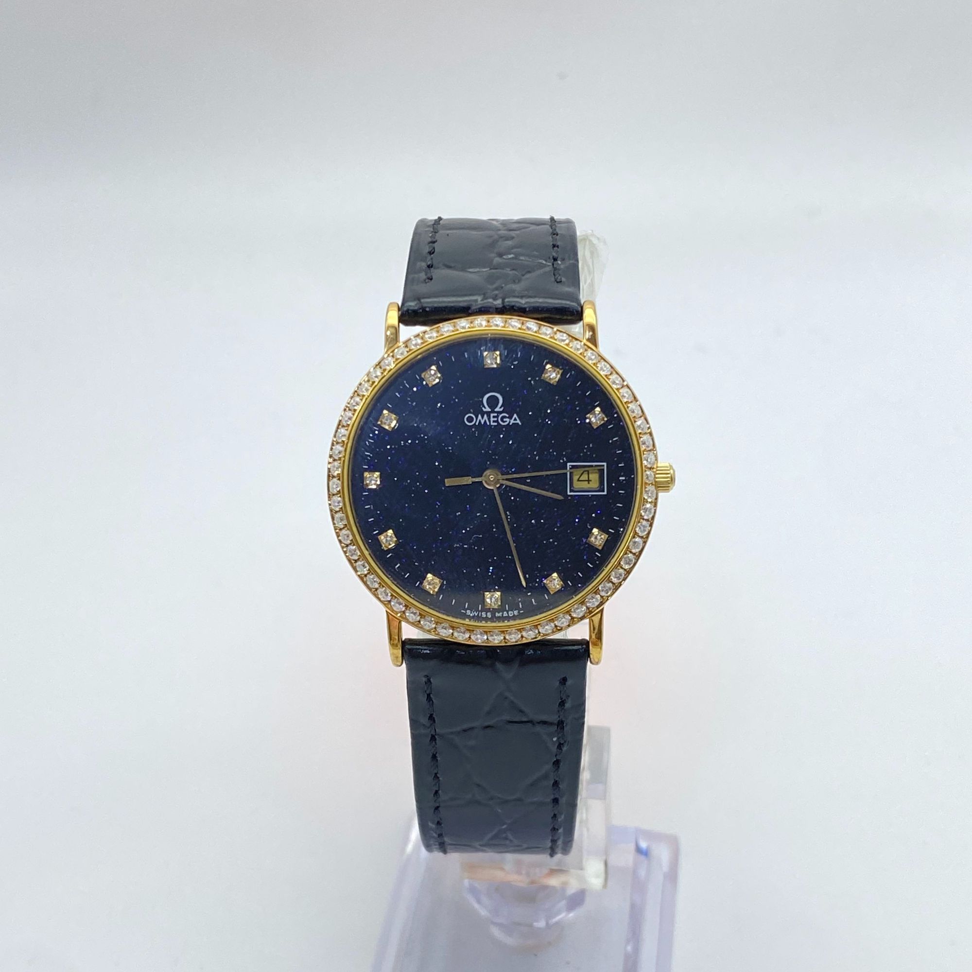 95新 Omega/欧米茄 碟飞系列/32MM/石英/后镶钻