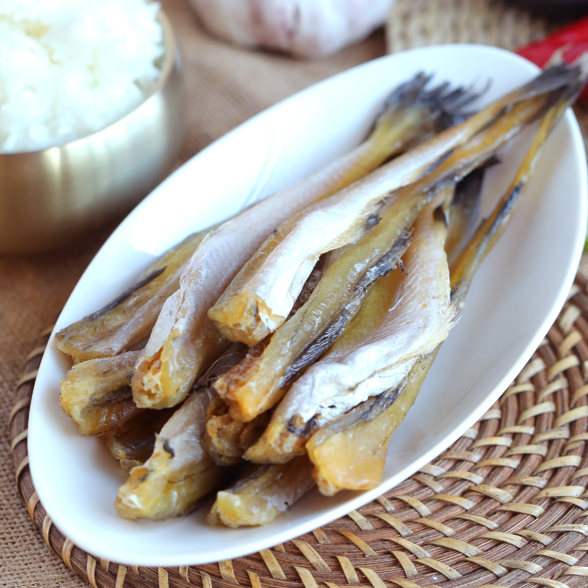 小明太鱼延边朝鲜族特色美食小明太鱼下酒菜肉质紧实口感好