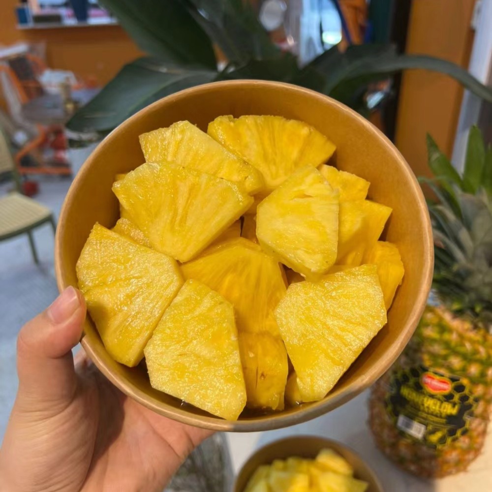 树熟凤梨鲜切约400克