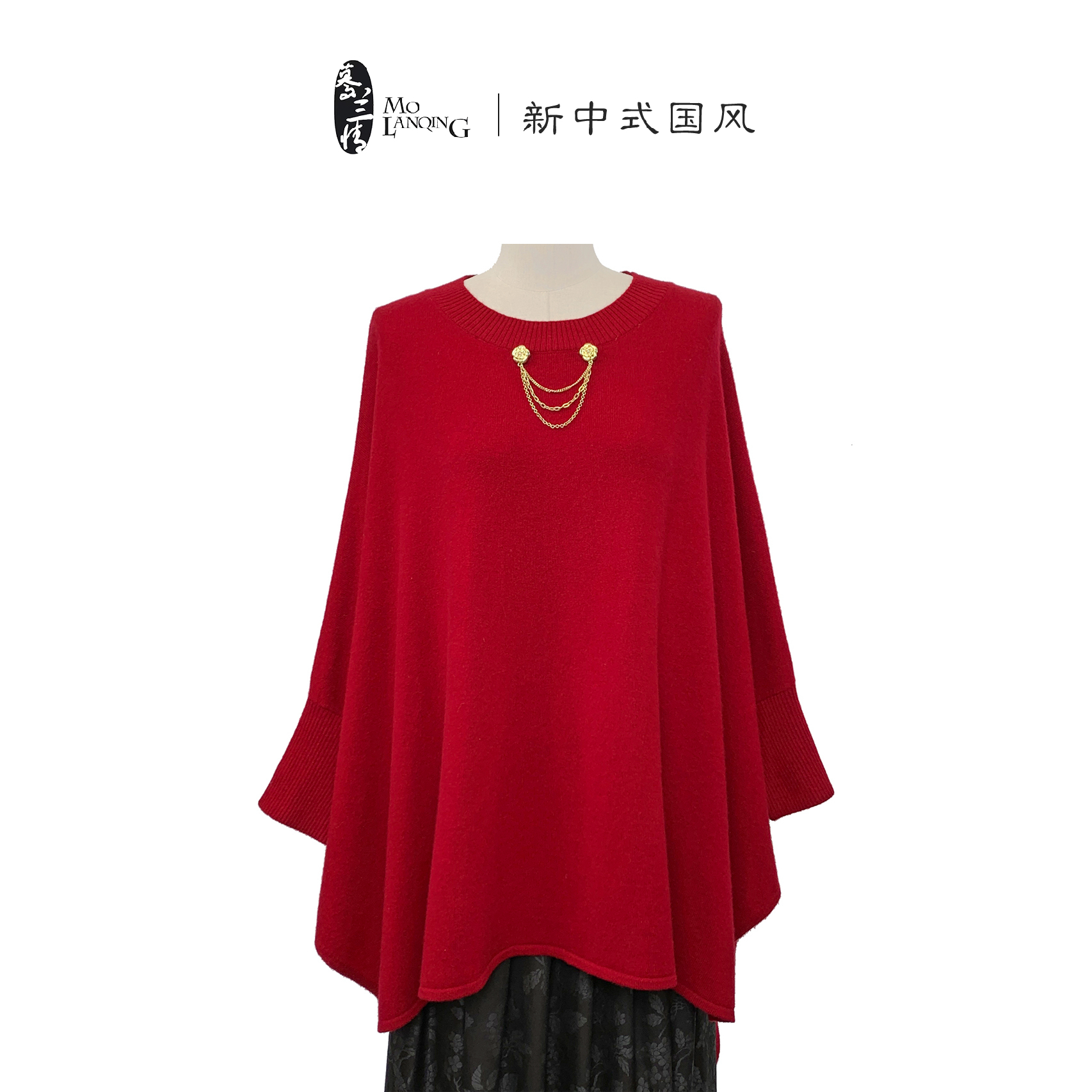 【铿锵玫瑰】设计师调性时尚休闲百搭圆领宽松秋冬长袖上衣6319