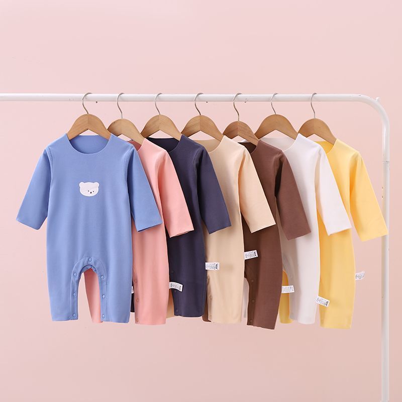 【今日促销】德绒哈衣婴儿连体衣服宝宝春秋冬装贴身打底衫保暖内