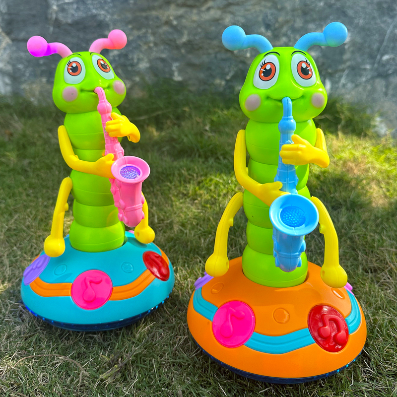 儿童男孩女孩早教益智1-3-6岁玩具2宝宝唱歌跳舞电动扭扭虫吹喇叭
