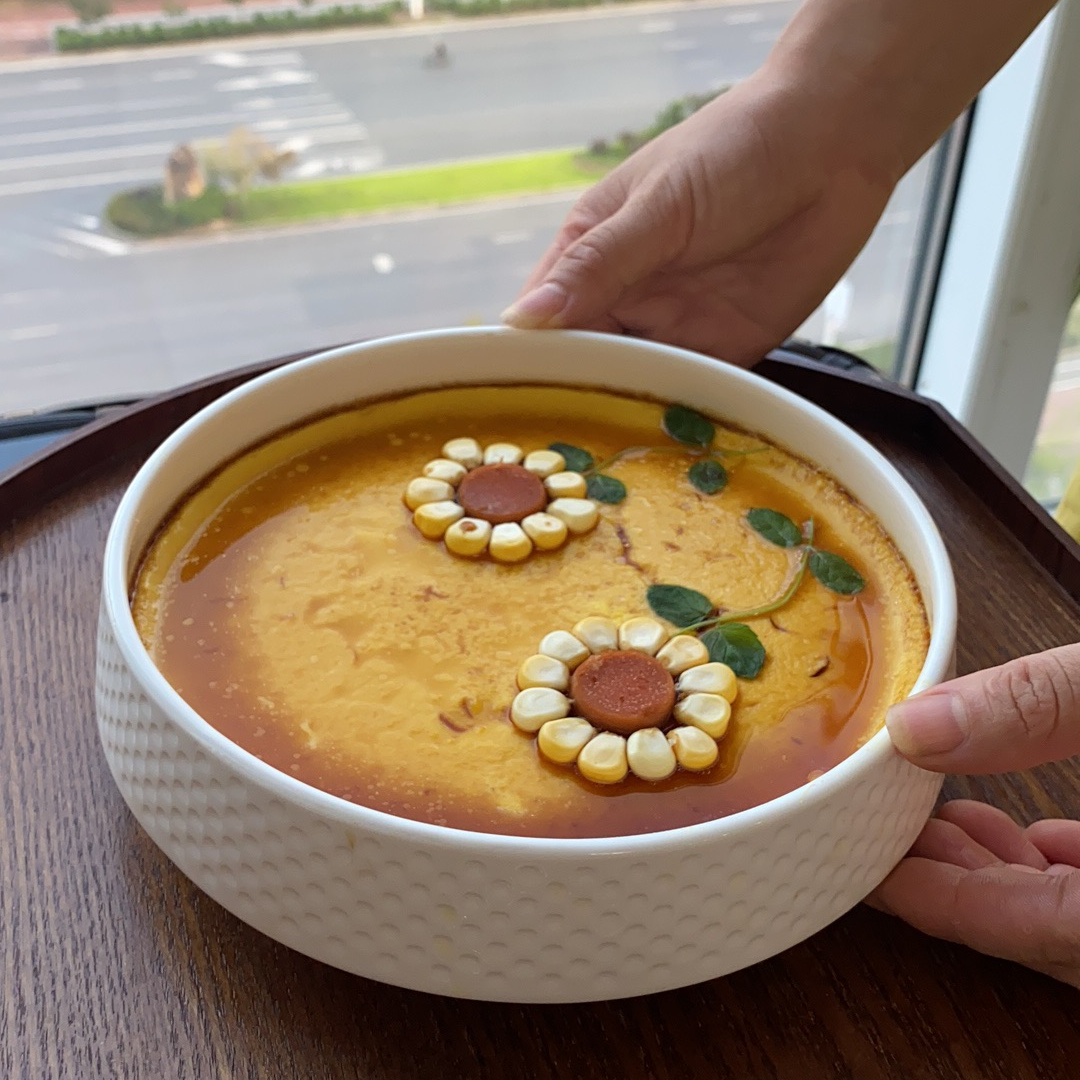 网红7英寸亮面高尔小蛮腰家用折边碗蒸蛋碗微瑕凑满20元包邮瓷盘