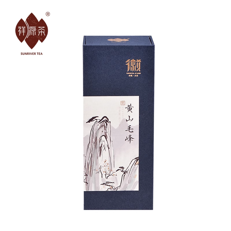 祥源茶2024新茶正宗黄山毛峰新茶明前绿茶80g盒装毛尖嫩芽茶