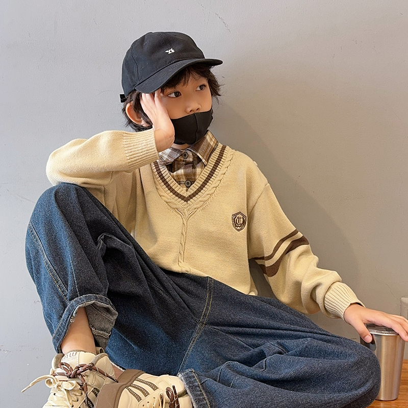 男童冬季保暖新款毛衣