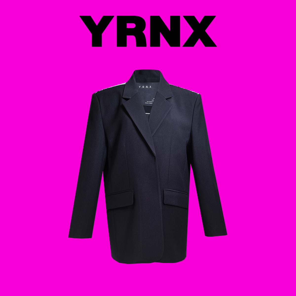 YIRANNAXUAN/伊然納暄 小众设计师原创款高定时尚斑马长袖西装