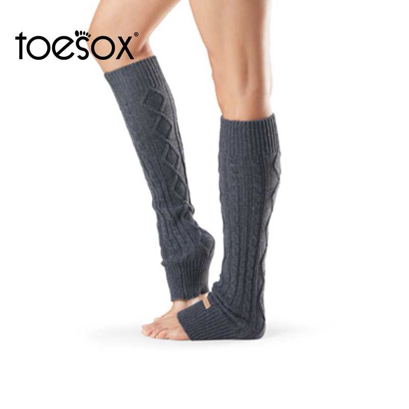 toesox护膝袜防滑腿套普拉提训练长筒护膝袜新款瑜伽袜Knee High