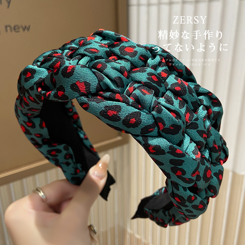 复古气质编织麻花发箍女高级感高颅顶显脸小压发头箍发捆发卡发饰