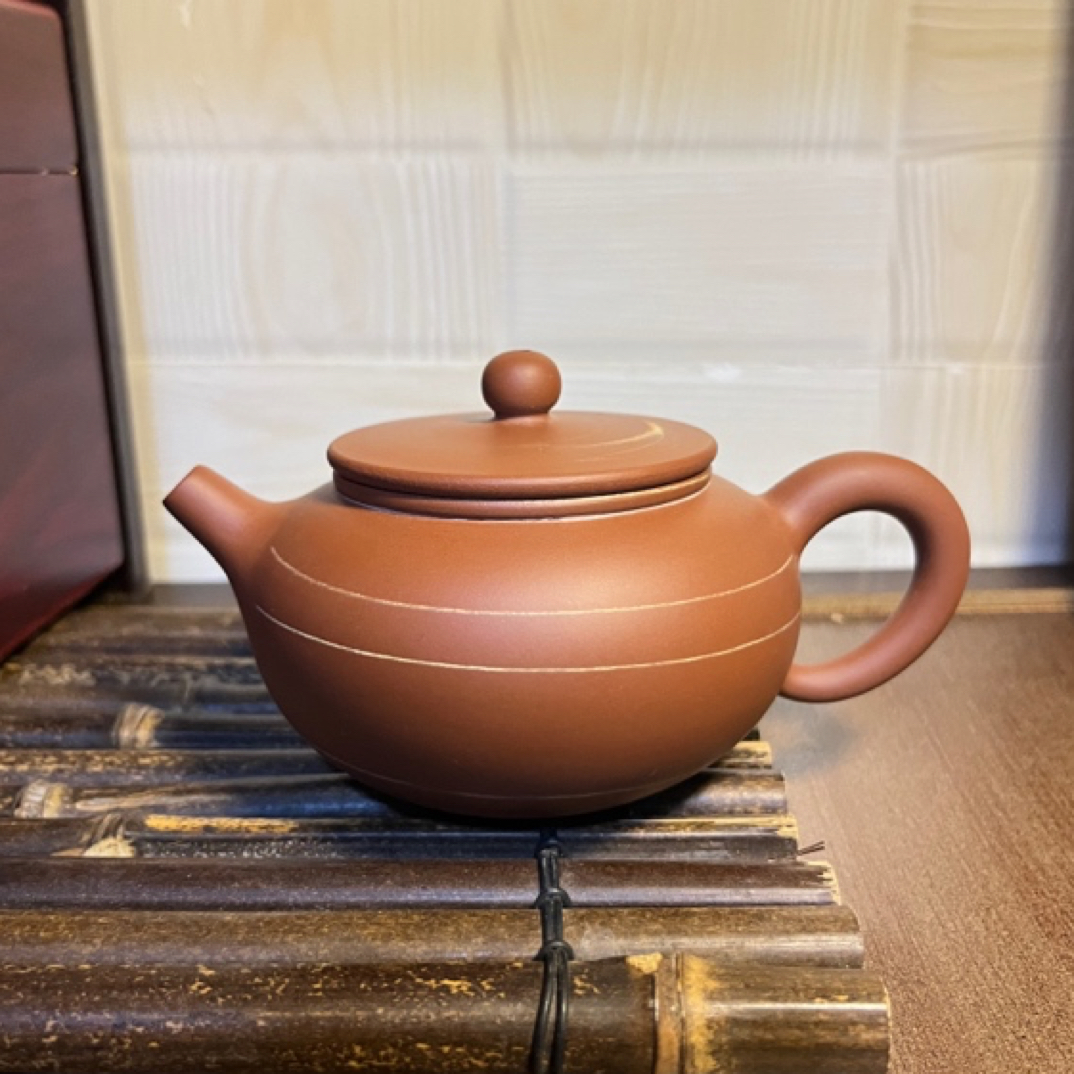 荣昌陶手工原矿圆壶200cc绞泥四大名陶重庆安陶