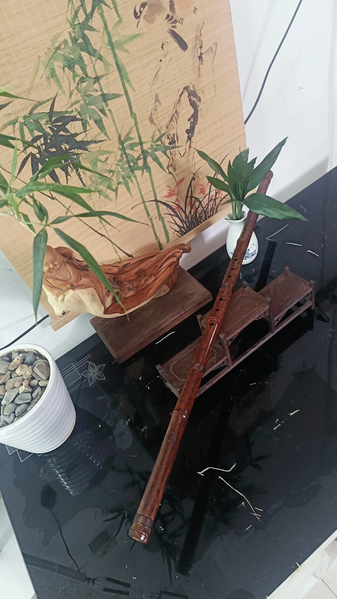 手工制作湘妃竹F调洞箫