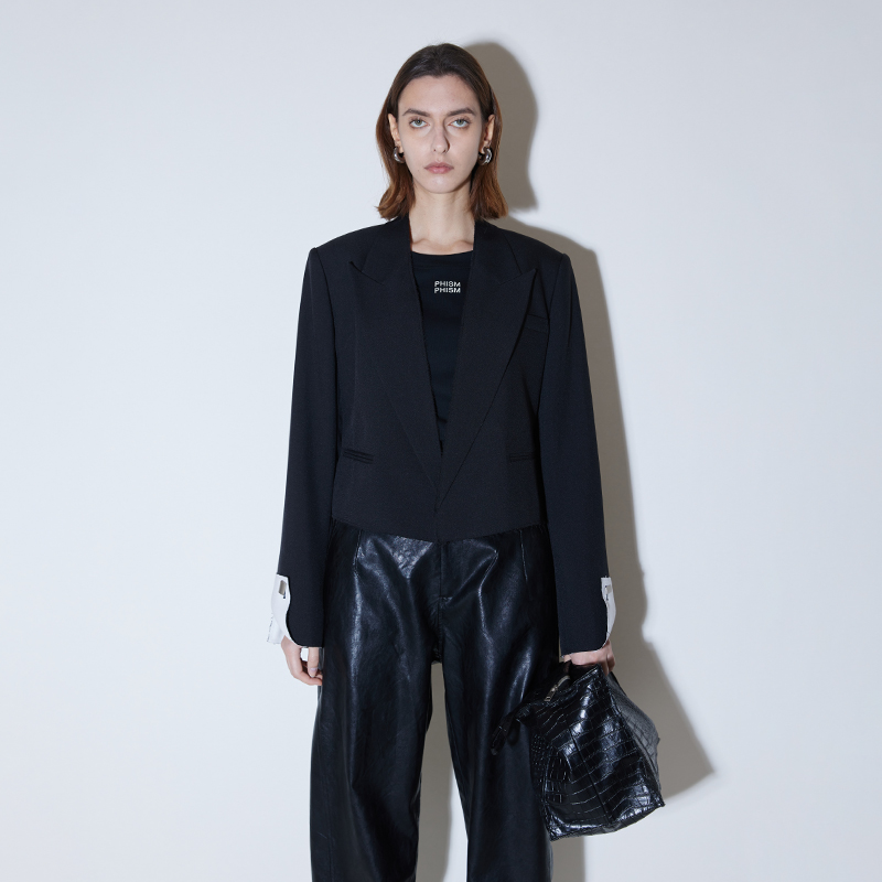 PHISM/PHISM枪驳领短西装033J05