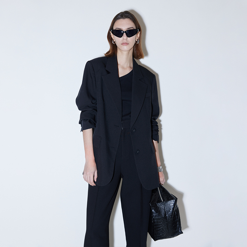 PHISM/PHISM宽肩廓形西服033J03