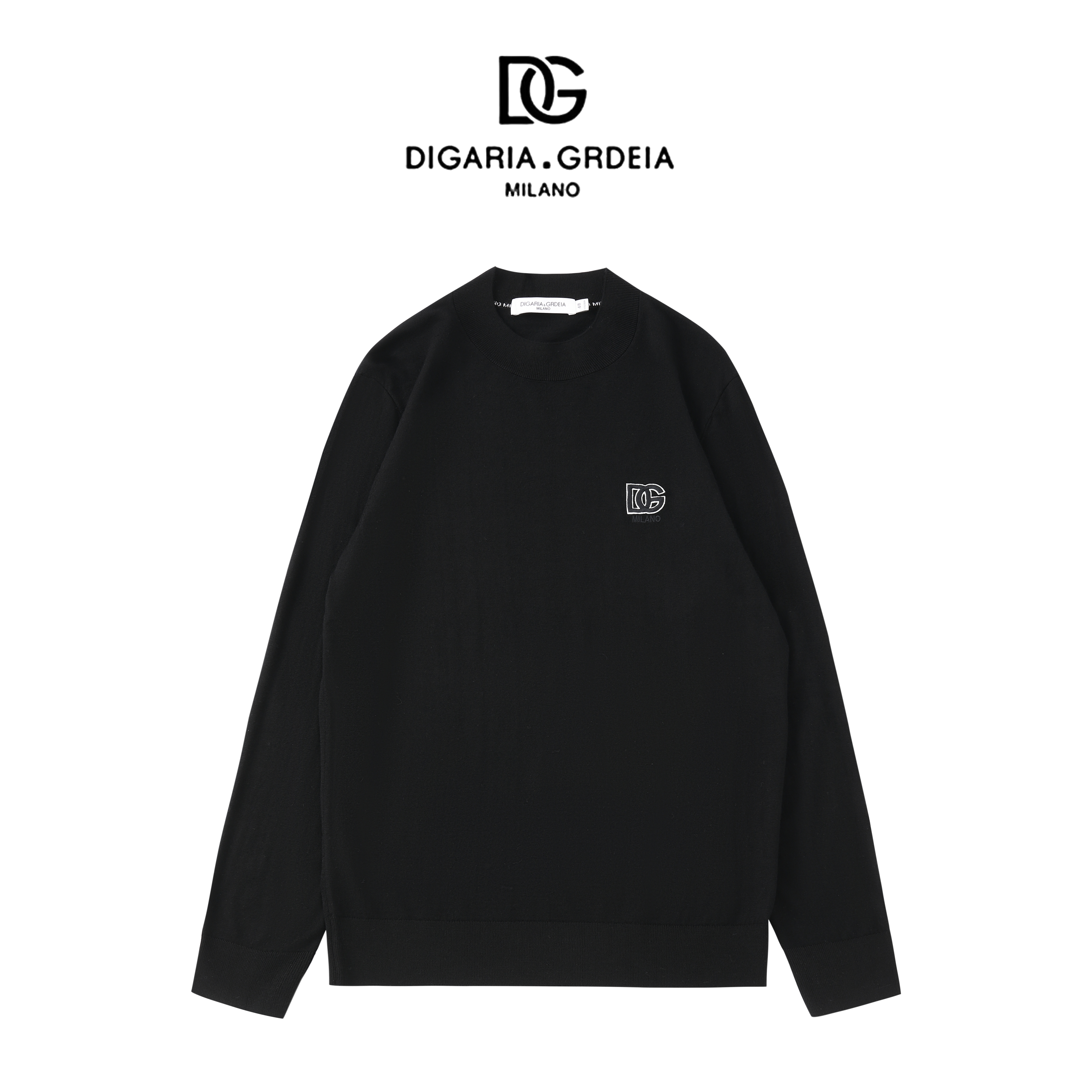 DIGARIA&GRDEIA2024秋季新款简约高级款男款羊毛打底上衣