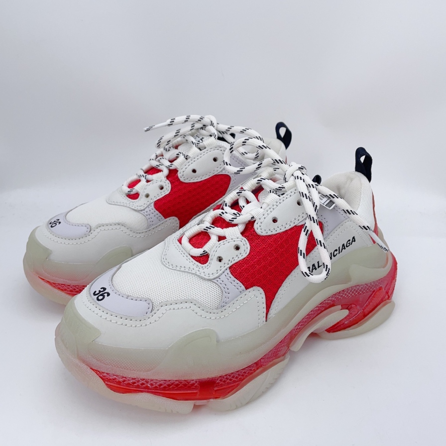 全新未使用 Balenciaga/巴黎世家 36码triple s老爹鞋/xjm0000469