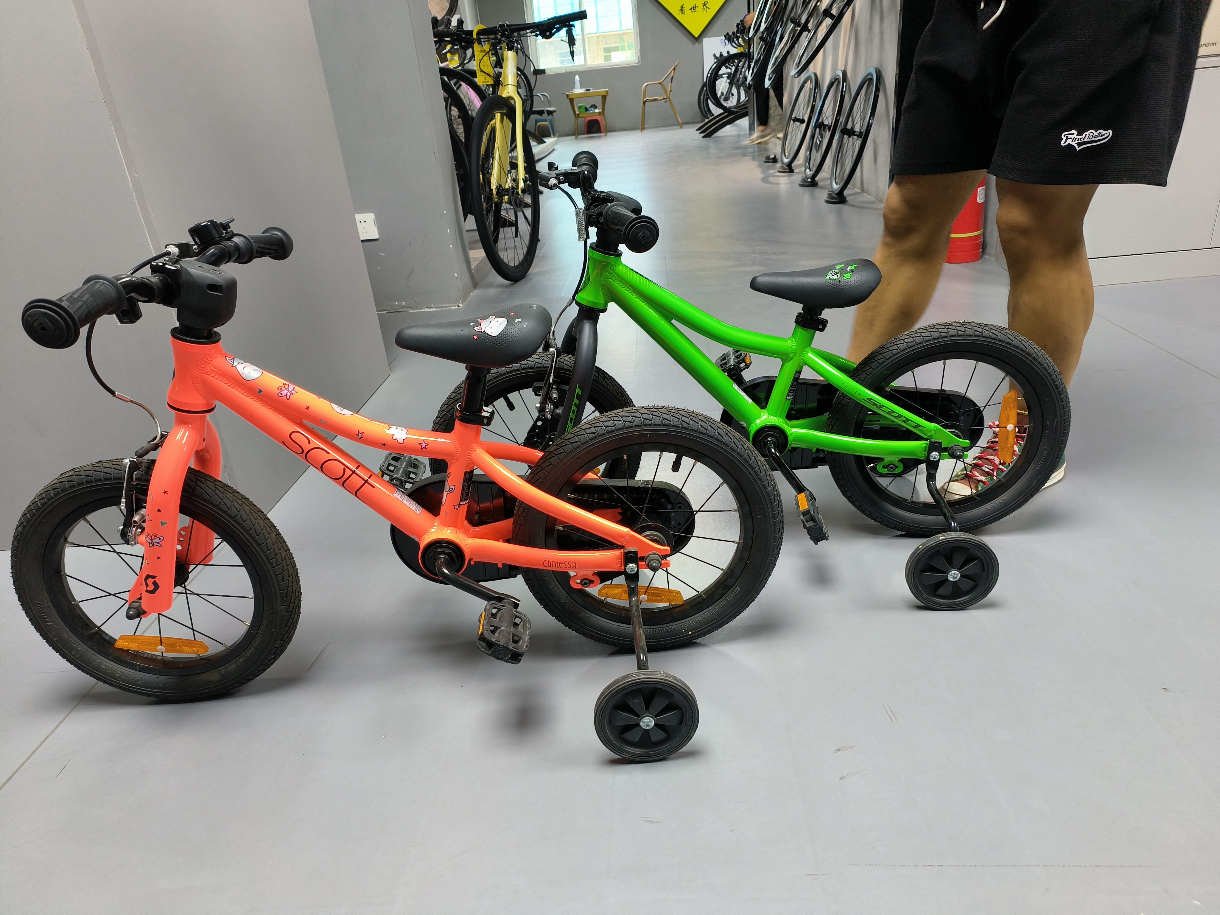 儿童自行车scott 14寸2-3岁