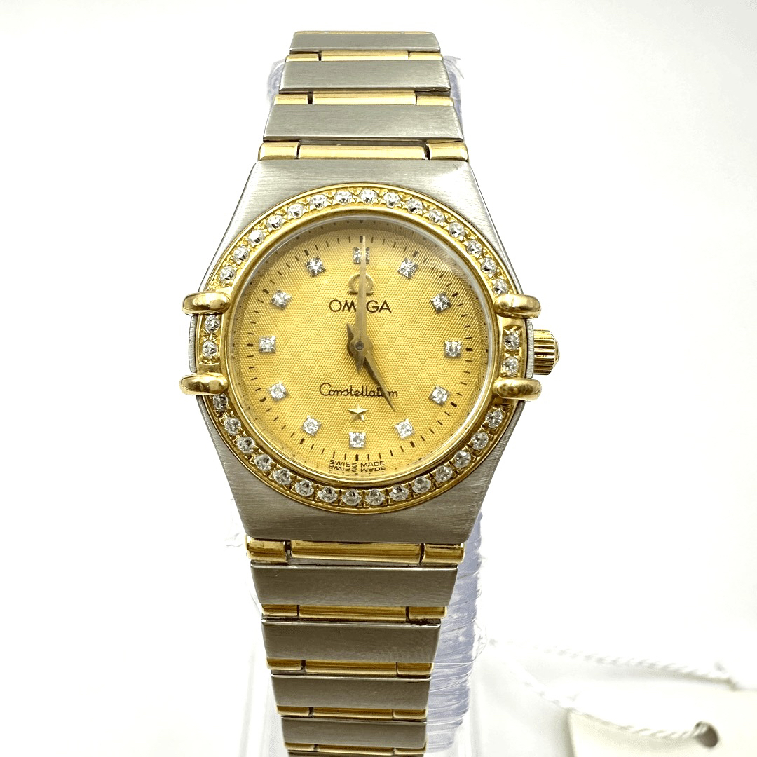 99新 Omega/欧米茄 欧米茄/星座/女表/石英/22.5mm/5404