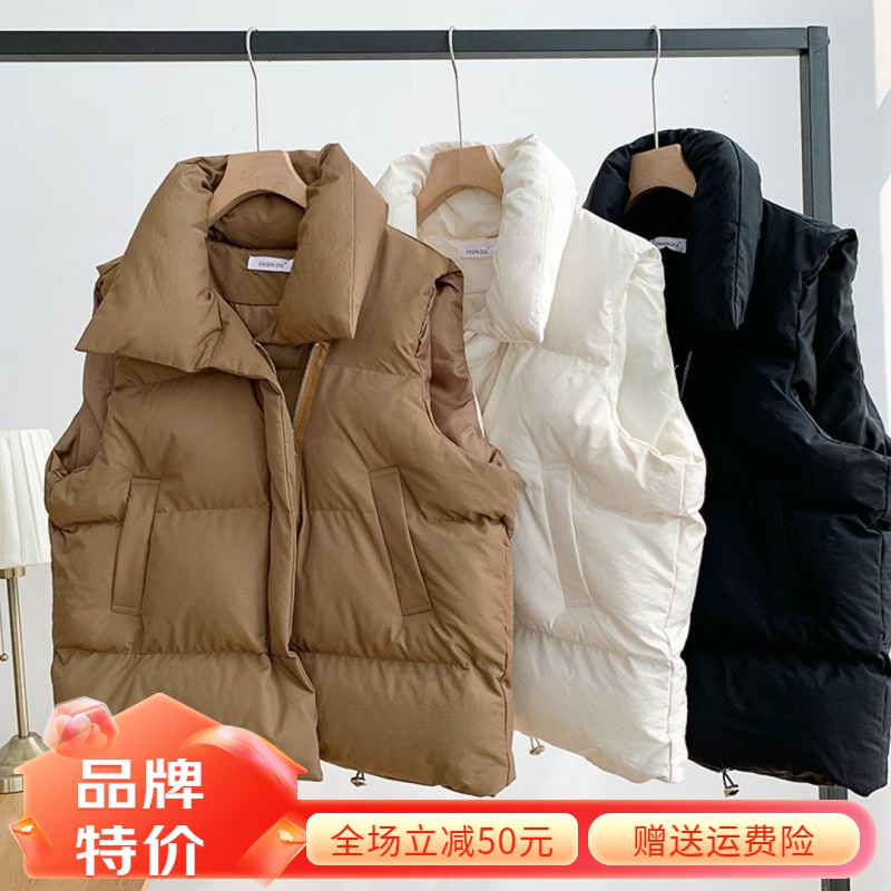 迪卡侬新款羽绒服秋冬羽绒服羽绒羽绒马甲女外穿洋气2023新款小个