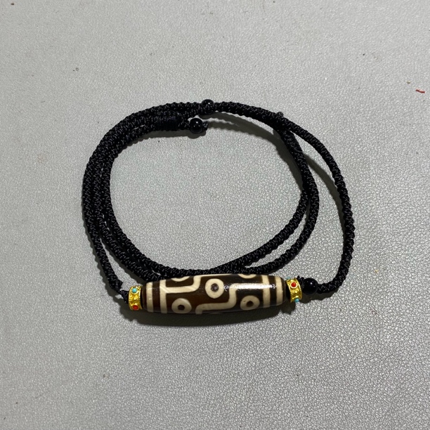 C159九眼玛瑙黑白藏式珠子吊坠 （多样性发货发其一）