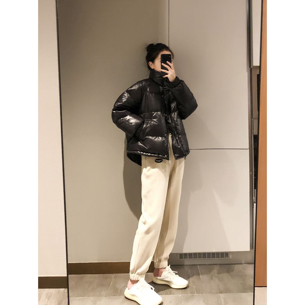加厚百搭潮流时尚设计感短款羽绒棉服女小个子2023年新款棉衣服潮