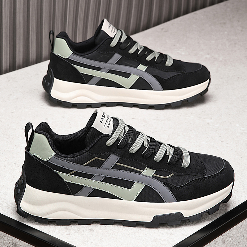 网红鞋男复古潮流2023新款冬季耐磨运动休闲爆米花踩屎感老爹潮鞋